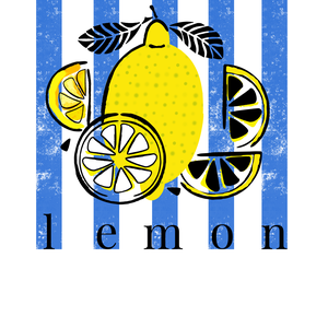 Lemon feliratos póló - ruha & divat - női ruha - póló, felső - Meska.hu
