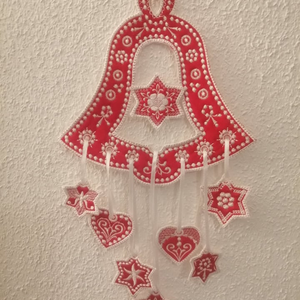 Karácsonyi ajtó dísz - karácsony - adventi díszek - adventi ajtódísz - Meska.hu