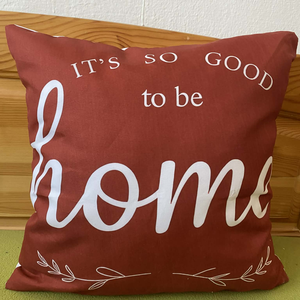 Jó itthon lenni párna - Meska.hu