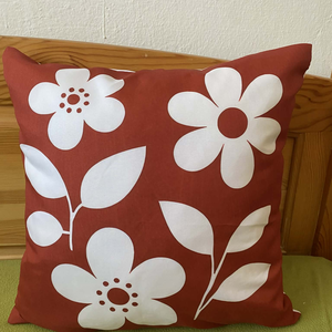 Virágos párna - Meska.hu