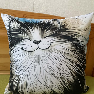 Cicás párna, Otthon & Életmód, Lakástextil, Párna & Párnahuzat, Díszpárna (belsővel együtt), Varrás, MESKA