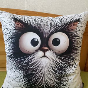 Cicás párna, Otthon & Életmód, Lakástextil, Párna & Párnahuzat, Díszpárna (belsővel együtt), Varrás, MESKA