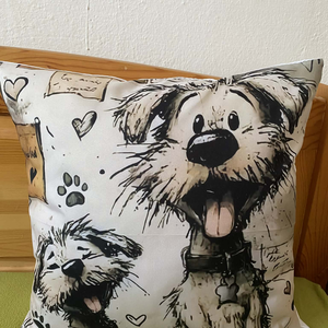 Kutyás párna - Meska.hu