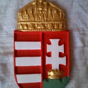 Magyar címer - gipsz - Meska.hu