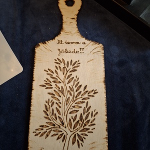 Itt terem a jókedv � Egyedi, kézzel égetett életfa díszdeszka �� - Meska.hu