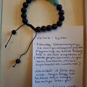 Lélek-Létra � 7 csakra ásvány karkötő lávakővel (Unisex)  - ékszer - karkötő - ásványkarkötő - Meska.hu