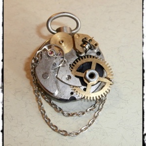 Steampunk kitűző - Meska.hu Steampunk kitűző - Meska.hu