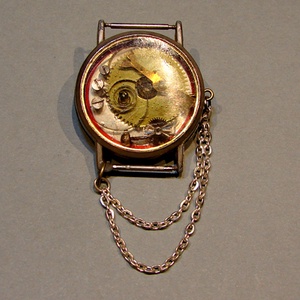 Steampunk óraházas kitűző -  - Meska.hu
