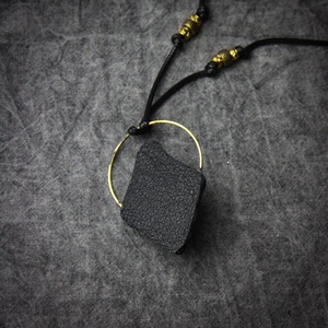 Molylepke amulett tigrisszem kővel - ékszer - nyaklánc - medál - Meska.hu
