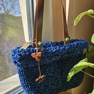 horgolt válltáska, Táska & Tok, Kézitáska & válltáska, Belső rendező, Horgolás, MESKA