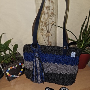 horgolt válltáska, Táska & Tok, Kézitáska & válltáska, Belső rendező, Horgolás, MESKA