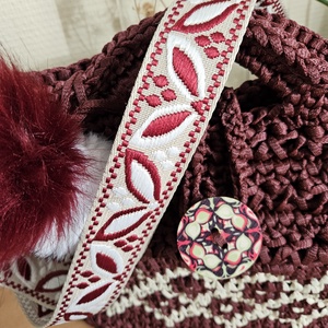 Horgolt táska - táska & tok - kézitáska & válltáska - válltáska - Meska.hu