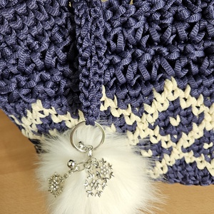 horgolt válltáska - táska & tok - kézitáska & válltáska - vállon átvethető táska - Meska.hu