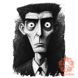 Kafka fanart v2 - ruha & divat - babaruha & gyerekruha - póló - Meska.hu
