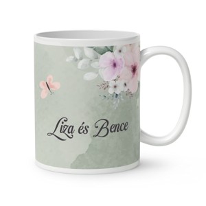 Kérd a neveddel - Anya és a Gyerekek mintás bögre - otthon & életmód - konyhafelszerelés, tálalás - tálalás - bögre & csésze - Meska.hu