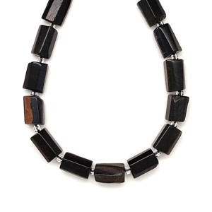 Sólyomszem hengerszerű 7-9x10-12mm  ékszerkészítő alapanyag (füzér), Kellékek & szerszámok, Ásvány alapanyag, Ásványfüzér, , MESKA