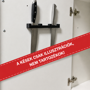 Konyhai rendszerező szett � 3 az 1-ben fóliatartó + késtartó - otthon & életmód - konyhafelszerelés, tálalás - sütés, főzés - kés & késtartó - Meska.hu