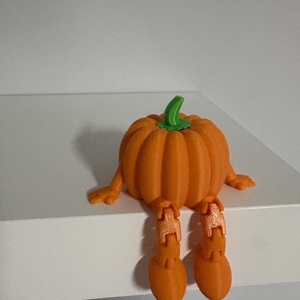 Halloween polcdísz - Ülő tök - otthon & életmód - dekoráció - asztal és polc dekoráció - asztaldísz - Meska.hu