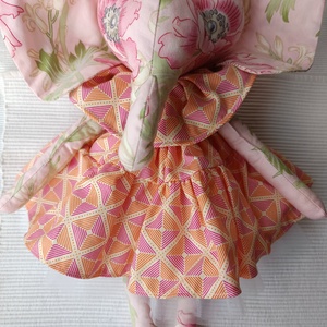 ELEFÁNTBABA -  MACARON MINTÁS - játék & sport - baba & babaház - öltöztethető baba - Meska.hu