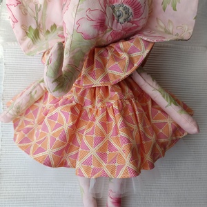 ELEFÁNTBABA -  MACARON MINTÁS, Játék & Sport, Baba & babaház, Öltöztethető baba, Varrás, MESKA