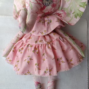 ELEFÁNTBABA - TAVASZI VIRÁG MINTÁS, , Varrás, MESKA