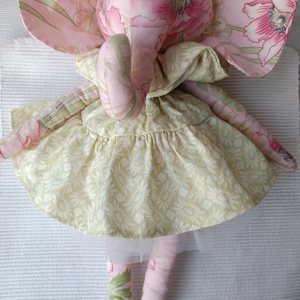 ELEFÁNTBABA - ZÖLD ÁLOM MINTÁS, , Varrás, MESKA