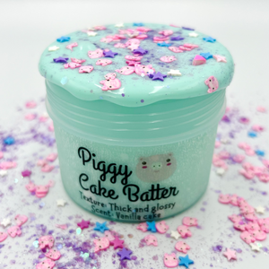 Piggy Cake Batter - thick and glossy - Illatos slime - vanilia torta slime - ASMR - (ragacsgyurma, ragacs, nyálka) - játék & sport - készségfejlesztő és logikai játék - szín és formaválogató játékok - Meska.hu