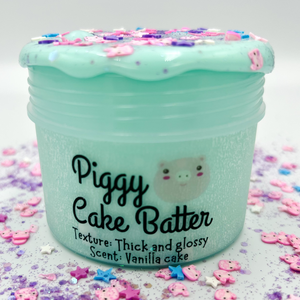 Piggy Cake Batter - thick and glossy - Illatos slime - vanilia torta slime - ASMR - (ragacsgyurma, ragacs, nyálka) - játék & sport - készségfejlesztő és logikai játék - szín és formaválogató játékok - Meska.hu