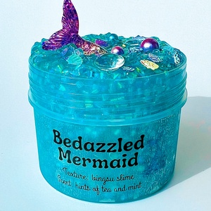Bedazzled Mermaid - bingsu slime - Illatos Slime - Sellő slime - BINGSU - ASMR (ragacsgyurma, ragacs, nyálka) - játék & sport - készségfejlesztő és logikai játék - szín és formaválogató játékok - Meska.hu