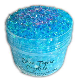 Blue Topaz Crystals - bingsu slime - Illatos Slime - ASMR (ragacsgyurma, ragacs, nyálka) - Meska.hu