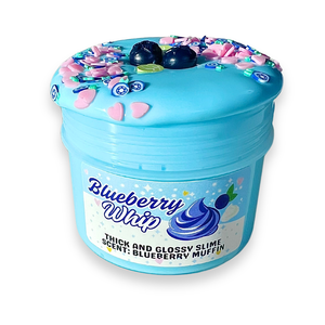 BLUEBERRY WHIP- thick and glossy slime - Illatos Slime - ASMR (ragacsgyurma, ragacs, nyálka) - Meska.hu