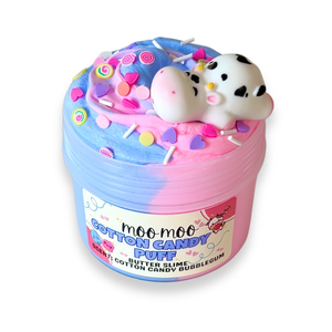 MOO MOO COTTON CANDY PUFF - butter slime - Illatos Slime - ASMR (ragacsgyurma, ragacs, nyálka) - Meska.hu
