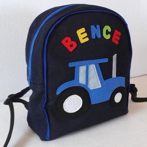 Névre szóló traktoros hátizsák - játék & sport - ovis felszerelés - ovis hátizsák - Meska.hu