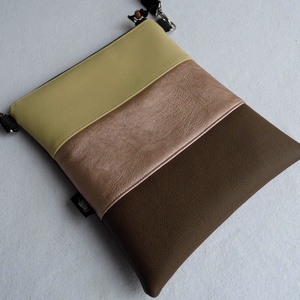 Háromszínű női kistáska  - táska & tok - kézitáska & válltáska - vállon átvethető táska - Meska.hu