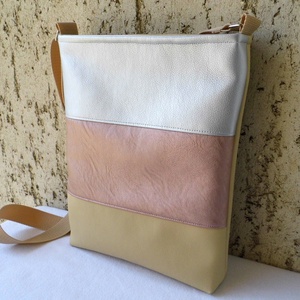 Háromszínű női táska  - táska & tok - variálható táska - Meska.hu