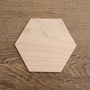 Fa rétegelt lemez nyír 3-4mm vastag hatszög , hexagon több méretben, Kellékek & szerszámok, Fa, Rétegelt lemez, fa alap, Famegmunkálás, MESKA