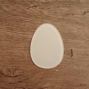 Plexi/Akril/PMMA víztiszta 2mm vastag tojás forma több méretben, Kellékek & szerszámok, Díszíthető tárgyak, Akril, Decoupage, transzfer és szalvétatechnika, MESKA