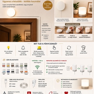 Fénycsengő 2 az 1-ben � fali és asztali lámpa - otthon & életmód - lámpa - asztali lámpa - Meska.hu