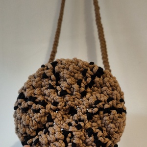 Fa gyöngyös táska - táska & tok - kézitáska & válltáska - belső rendező - Meska.hu