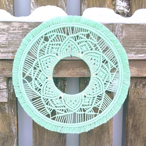 Menta zöld mandala - Meska.hu
