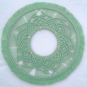 Menta zöld mandala - otthon & életmód - dekoráció - ajtó- és ablak dekoráció - ajtódísz & kopogtató - Meska.hu