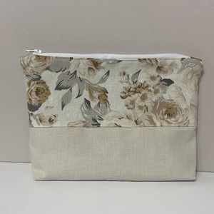 Virágos táska+neszeszer - táska & tok - kézitáska & válltáska - vállon átvethető táska - Meska.hu