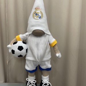 Álló Focis manó. Real Madrid . 75  cm - Meska.hu