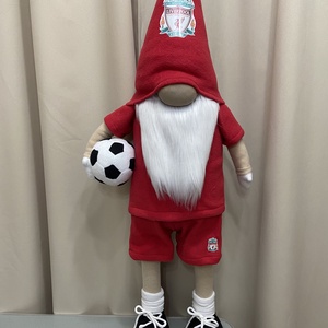 Álló Focis manó. Liverpool . 100 cm, Otthon & Életmód, Dekoráció, Asztal és polc dekoráció, Asztaldísz, Varrás, MESKA