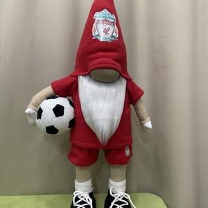 Álló Focis manó. Liverpool . 75  cm, Otthon & Életmód, Dekoráció, Asztal és polc dekoráció, Asztaldísz, Varrás, MESKA