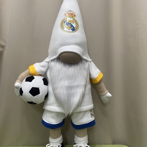Álló Focis manó. Real Madrid . 75  cm, Otthon & Életmód, Dekoráció, Asztal és polc dekoráció, Asztaldísz, Varrás, MESKA