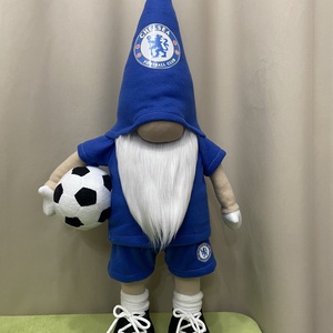 Álló Focis manó. Chelsea  . 75  cm, Otthon & Életmód, Dekoráció, Asztal és polc dekoráció, Asztaldísz, Varrás, MESKA