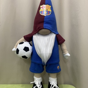 Álló Focis manó. Barcelona  . 75  cm, Otthon & Életmód, Dekoráció, Asztal és polc dekoráció, Asztaldísz, Varrás, MESKA