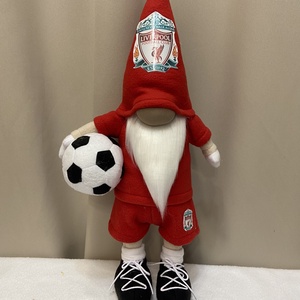 Álló Focis manó. Liverpool  50 cm, Otthon & Életmód, Dekoráció, Asztal és polc dekoráció, Asztaldísz, Varrás, MESKA