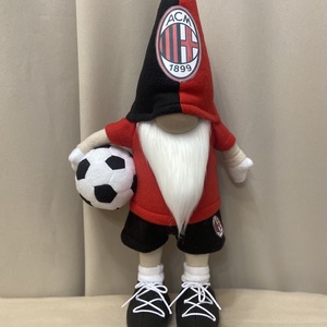 Álló Focis manó. Ac Milán  50 cm - Meska.hu